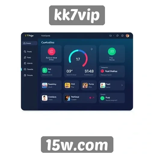 Interface do site kk7vip é amigável e intuitiva